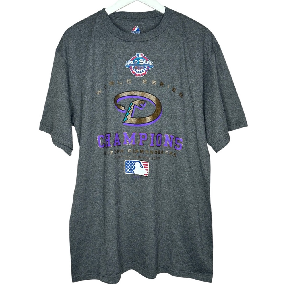 Arizona Diamondbacks WORLD SERIES CHAMPIONS 10th Anniversary 2011 T-Shirt Large